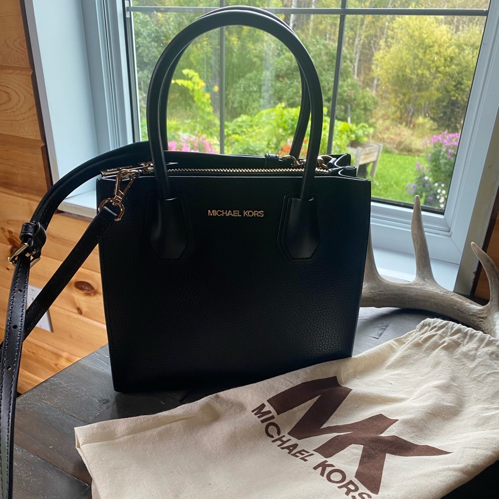 Michael Kors leather satchel . NWOT